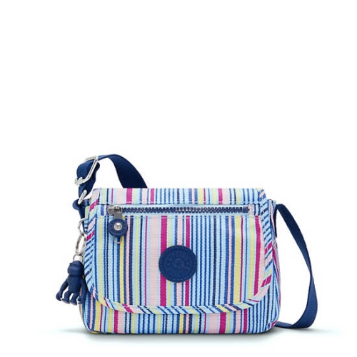 Kipling Sabian Classic Printed Crossbody Mini Bags Blue | AU2859YMW