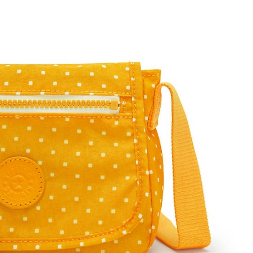 Kipling Sabian Classic Printed Crossbody Mini Bags Yellow | AU7834POG