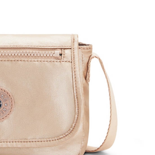 Kipling Sabian Metallic Crossbody Mini Bags Gold | AU3185SPG