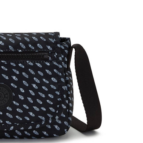 Kipling Sabian Printed Crossbody Mini Bags Blue | AU7436BDM