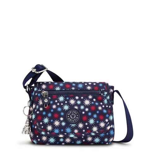 Kipling Sabian Printed Crossbody Mini Bags Purple | AU8792VNO