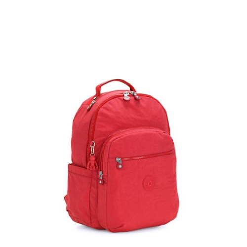 Kipling Seoul Small Classic Tablet Backpacks Red | AU5127XIF