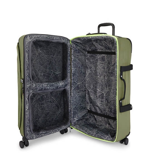 Kipling Spontaneous Large Rolling Suitcases Olive | AU0648DVC