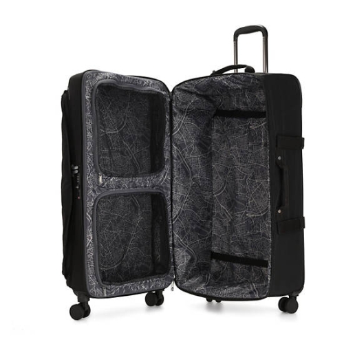 Kipling Spontaneous Large Rolling Suitcases Black | AU6732NWM