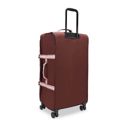 Kipling Spontaneous Large Rolling Suitcases Red | AU7965NZX