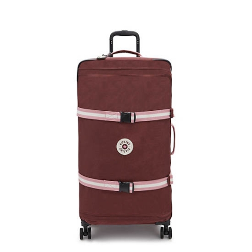 Kipling Spontaneous Large Rolling Suitcases Red | AU7965NZX