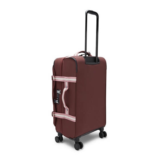 Kipling Spontaneous Medium Rolling Suitcases Red | AU3987SEZ