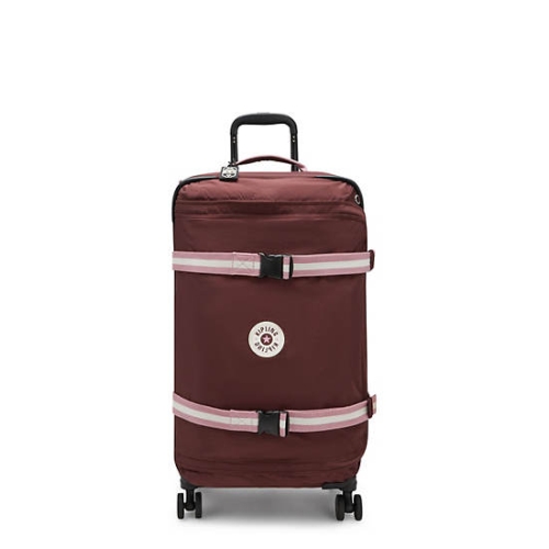 Kipling Spontaneous Medium Rolling Suitcases Red | AU3987SEZ