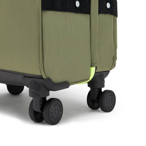 Kipling Spontaneous Medium Rolling Suitcases Olive | AU4078RVA