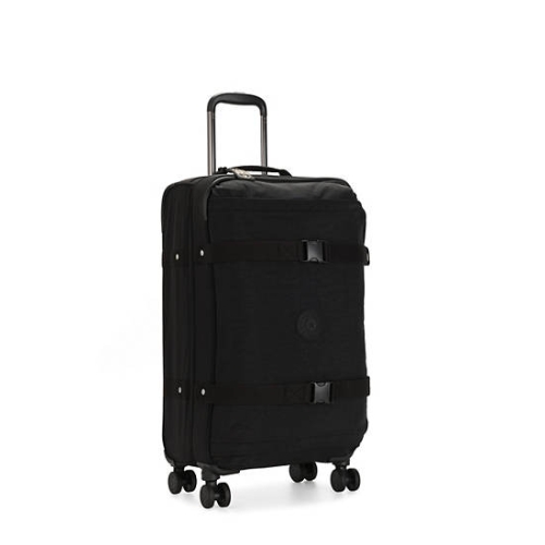 Kipling Spontaneous Medium Rolling Suitcases Black | AU7519SDJ