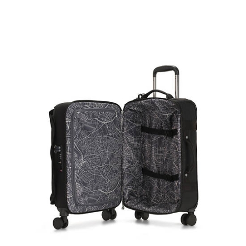 Kipling Spontaneous Small Rolling Suitcases Black | AU6154JNB