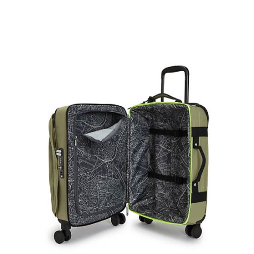 Kipling Spontaneous Small Rolling Suitcases Olive | AU7103NWJ