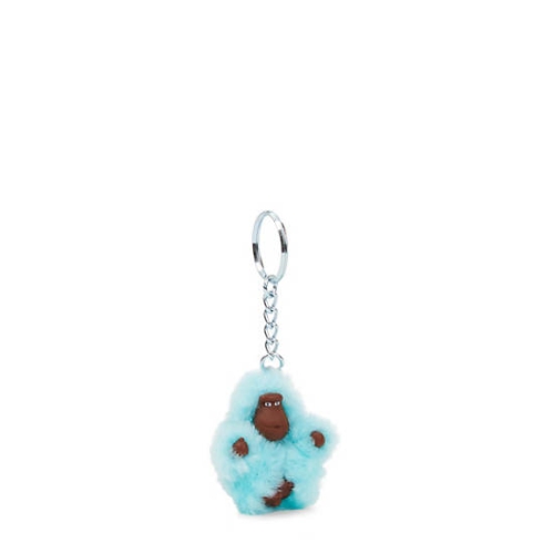 Kipling Sven Extra Small Monkey Keychains Turquoise | AU0586HZV