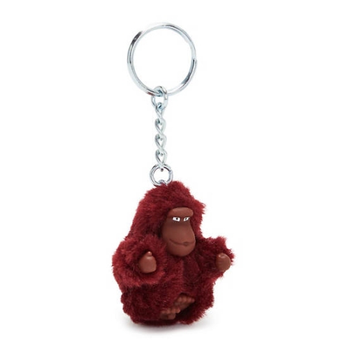 Kipling Sven Extra Small Monkey Keychains Red | AU7139ZEY