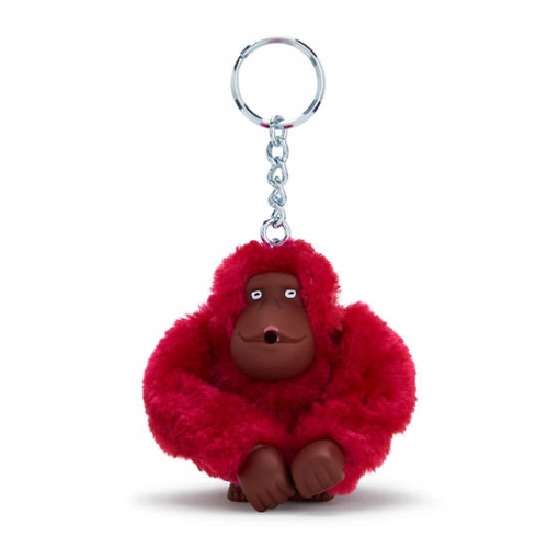 Kipling Sven Monkey Keychains Burgundy | AU5249RXQ