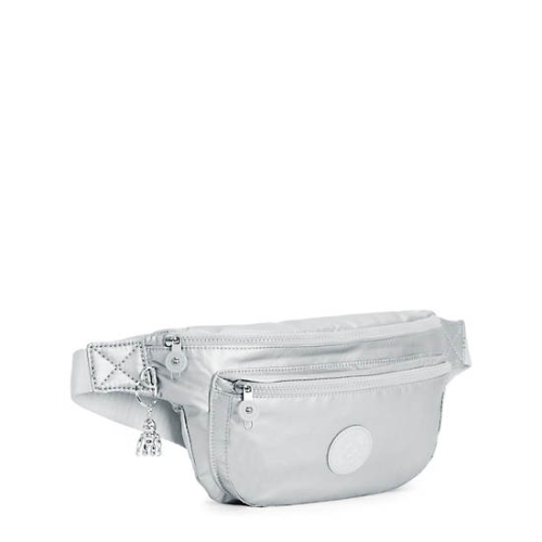 Kipling Yasemina Extra Large Metallic Waist Bags Silver | AU4890FWU