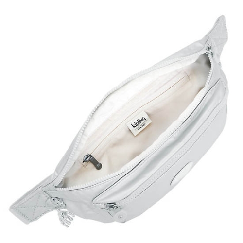 Kipling Yasemina Extra Large Metallic Waist Bags Silver | AU4890FWU