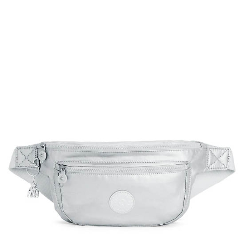 Kipling Yasemina Extra Large Metallic Waist Bags Silver | AU4890FWU